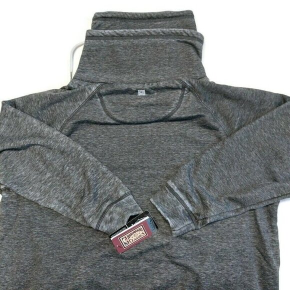 San Antonio Spurs Womens Plus Size 1X Spiral Pullover Sweatshirt Charcoal Grey - Picture 3 of 5